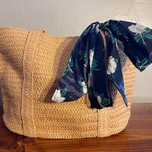 Draper James straw tote